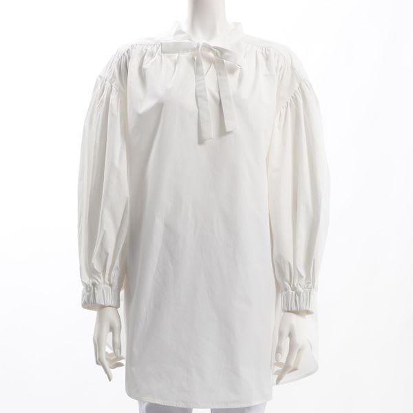 ボウタイボリュームブラウス