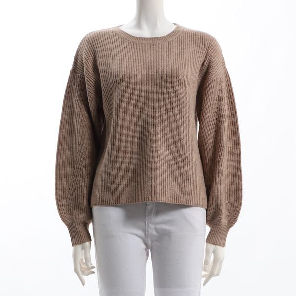 クルーネックニット