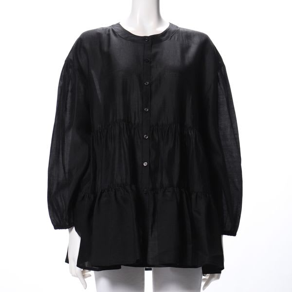 シアーティアードブラウス