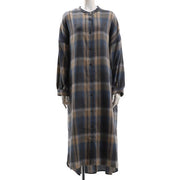 チェックシャツワンピース