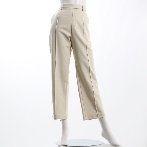 センターシームストレートパンツ