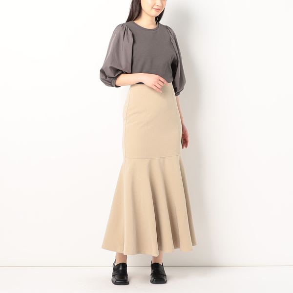 パフスリーブカットソー