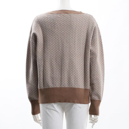 アンチピリング加工ジャガードカーディガン