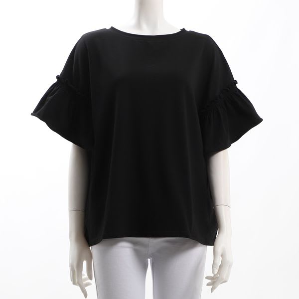 フリルカットソー