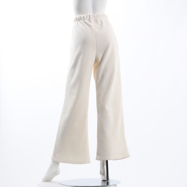 裏起毛スリットフレアパンツ