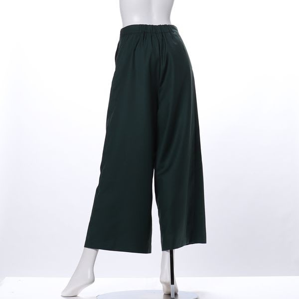 ウエストベルトワイドパンツ