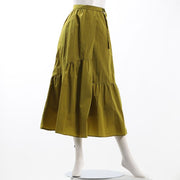 ナイロンシャンブレーラップ風スカート