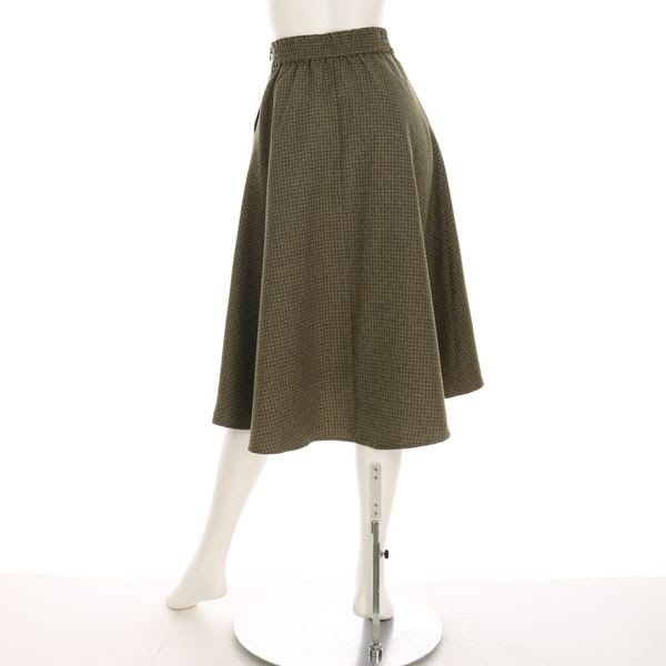 チェック柄フィッシュテールスカート