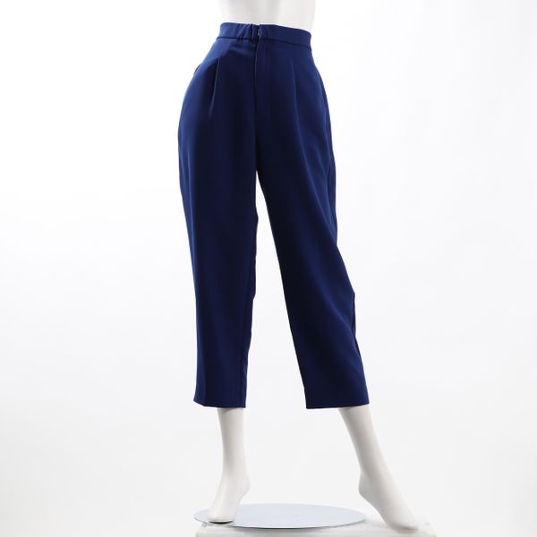 バックゴムタック入りテーパードパンツ