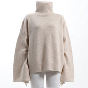 ドロップショルダーゆったりニット
