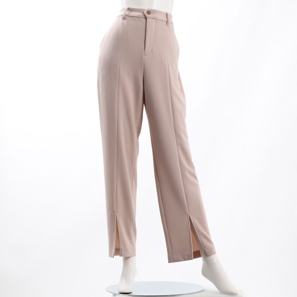 フロントスリットテーパードパンツ