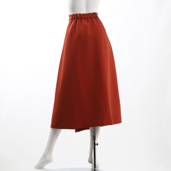 ラップ風Aラインスカート