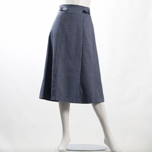 カラーチェックスカート