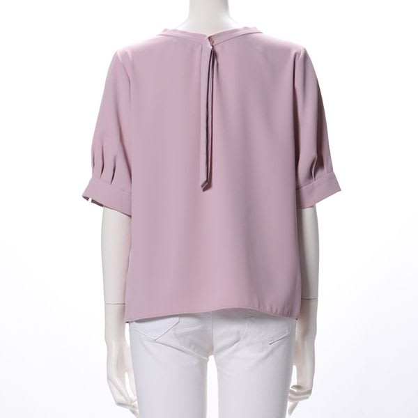 とろみパフスリーブブラウス