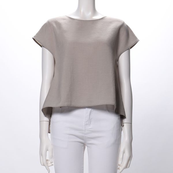 Aラインバックテールブラウス