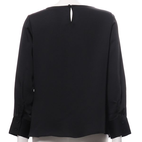 裾ツイストデザインとろみブラウス