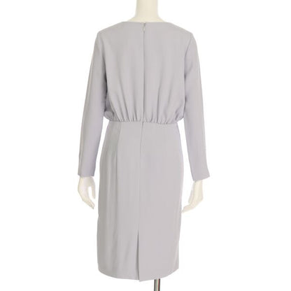 ウエスト切り替えデザインIラインワンピース