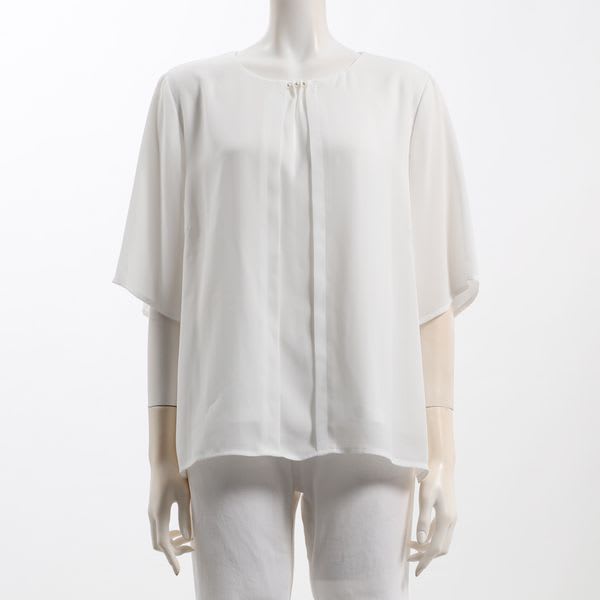 パール付きとろみブラウス