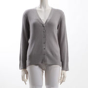 シルバーボタンカーディガン