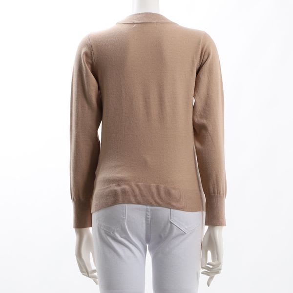 シンプルデザインモックネックニット