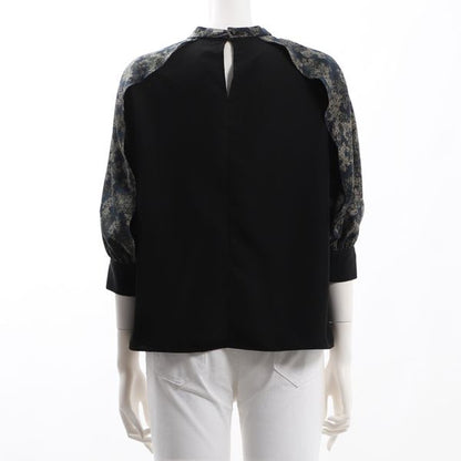 レイヤードスタンドネックブラウス