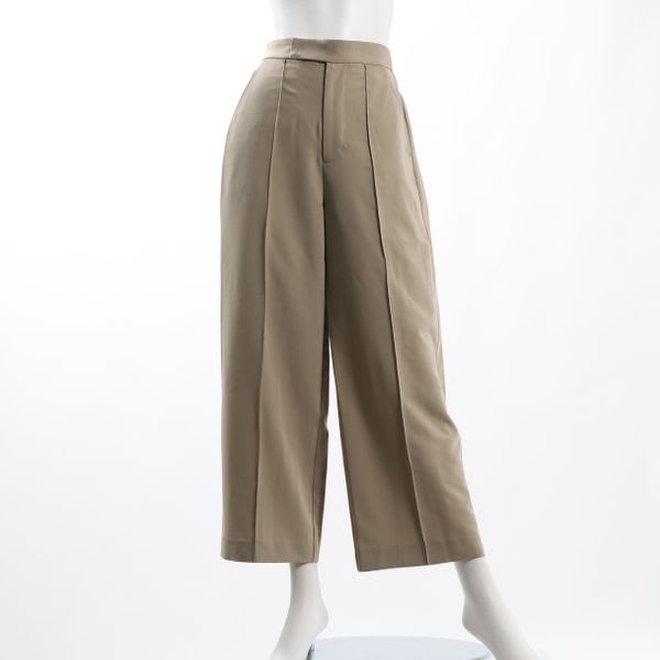 シンプルデザインワイドパンツ