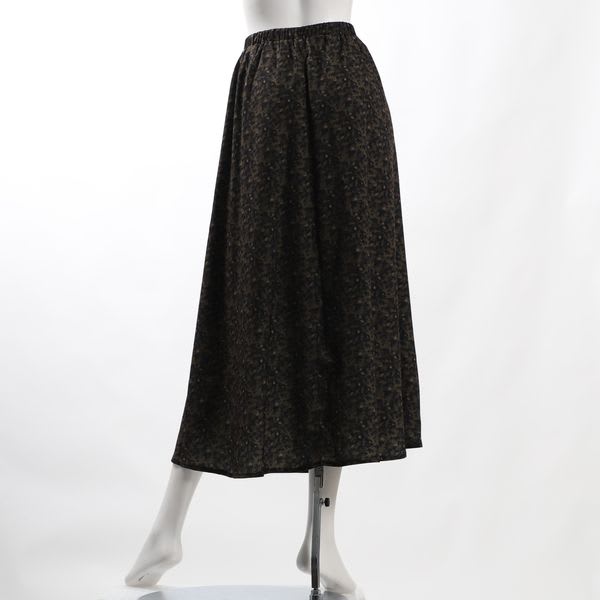 総柄ギャザースカート