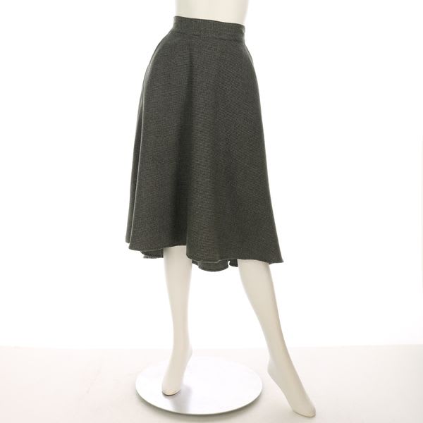 チェック柄フィッシュテールスカート