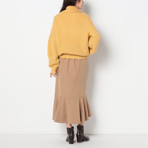 イレギュラーヘムマーメイドスカート