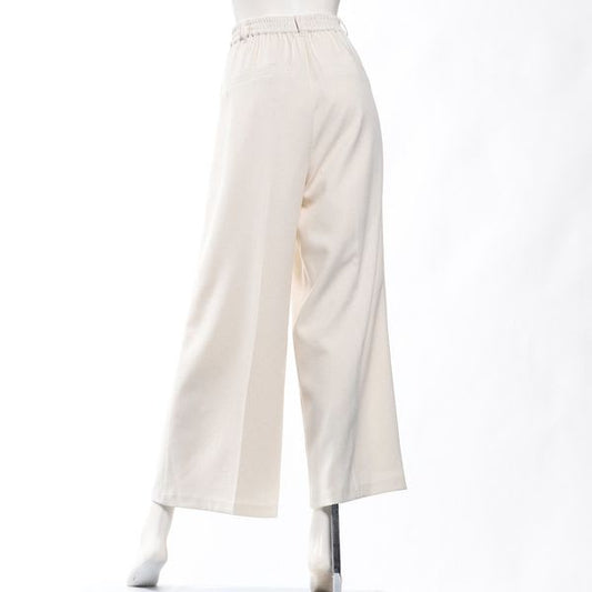 【セットアップ】ハイウエストワイドパンツ