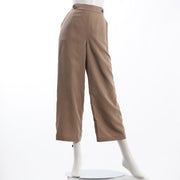 ピーチスキンワイドパンツ