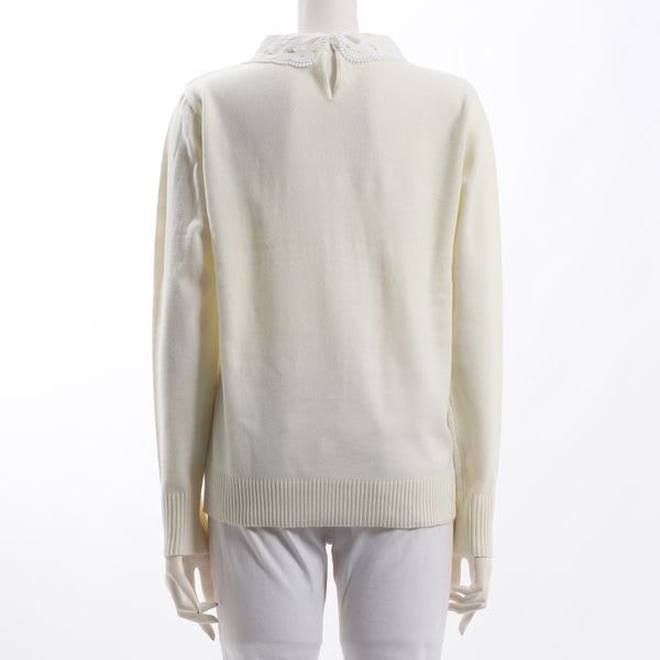 レース切り替えニット