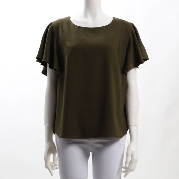 フレアスリーブブラウス