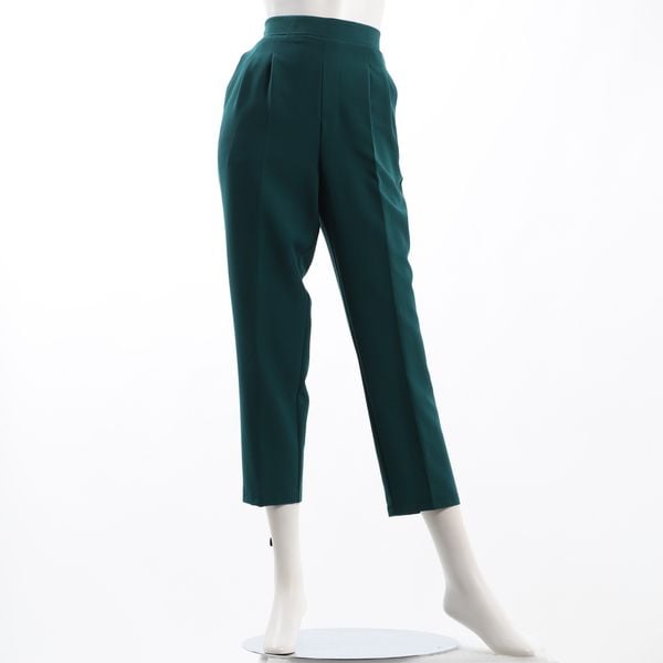 ウエストゴム付きテーパードパンツ