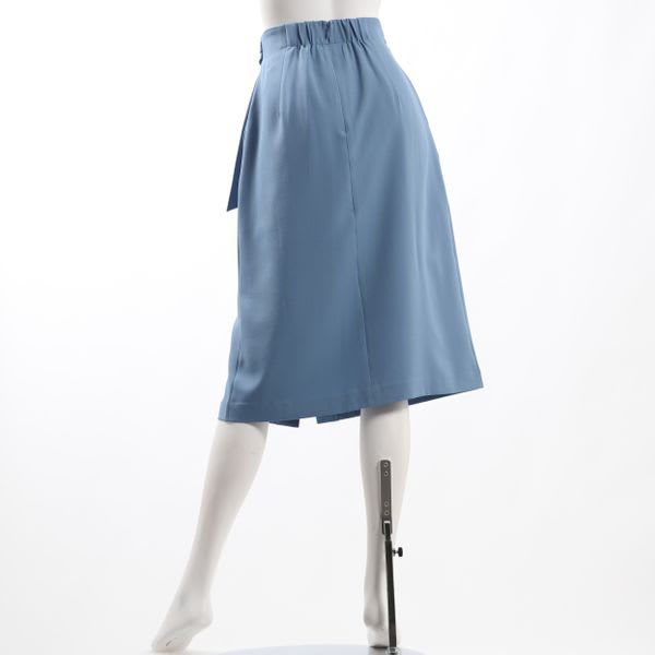 ウエストDカンベルトセミタイトスカート
