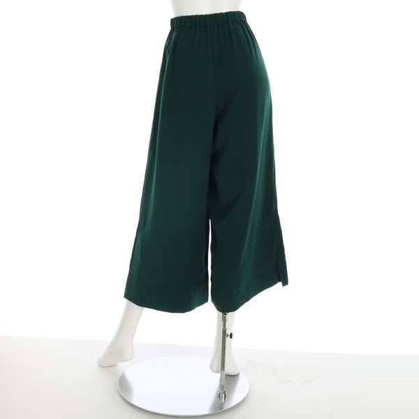スリット入りフレアパンツ