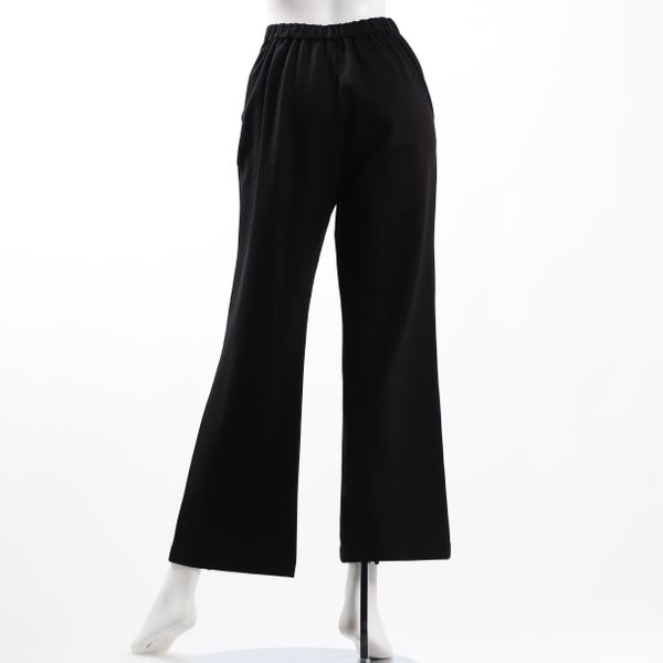 センター切り替えスリット入りフレアパンツ