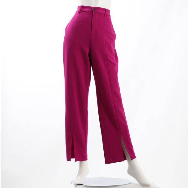 フロントスリットテーパードパンツ