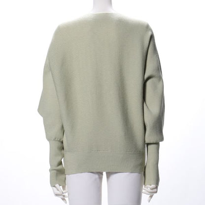 ドルマンスリーブニット