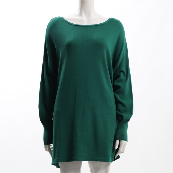 ドロップショルダーバンブーニット