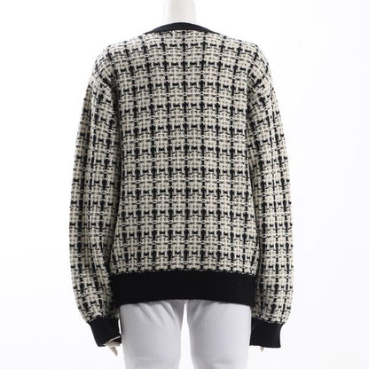 金色ボタンツイードカーディガン