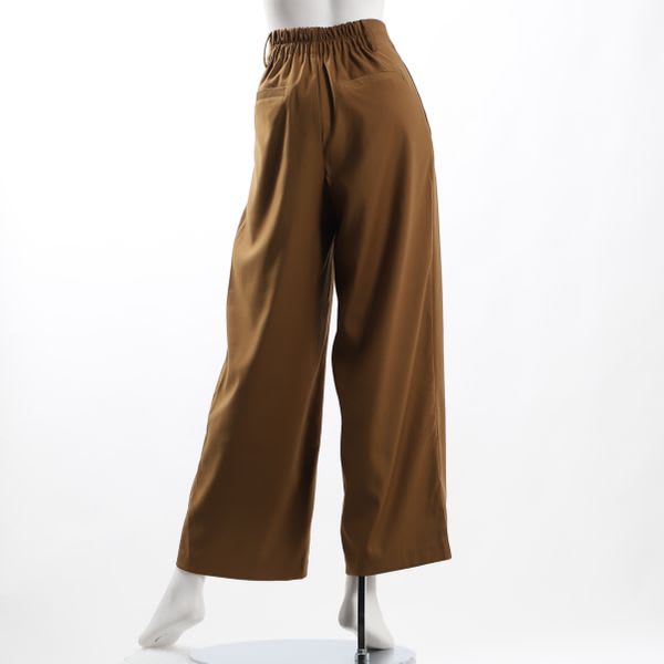 ウエストボタンワイドパンツ