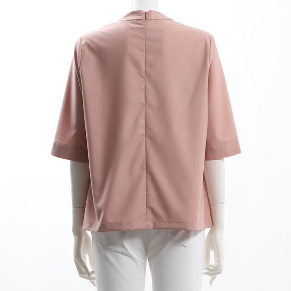 衿タックデザインブラウス