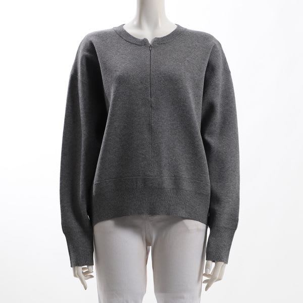 コンシールファスナーニット