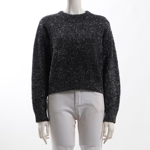 ラメ糸混ニット