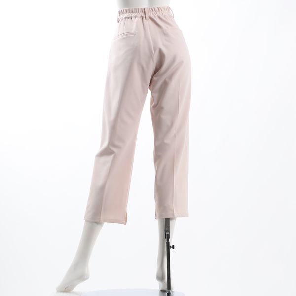 シンプルデザインタックテーパードパンツ