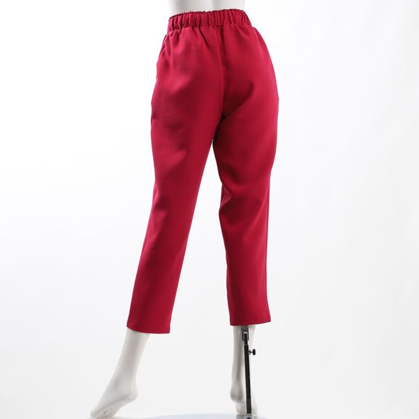 カラースーパーストレッチテーパードパンツ