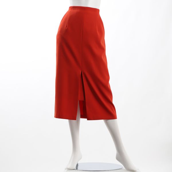 T/Wライトダブルクロスセミタイトスカート