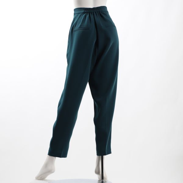 バックゴムハイウエストテーパードパンツ