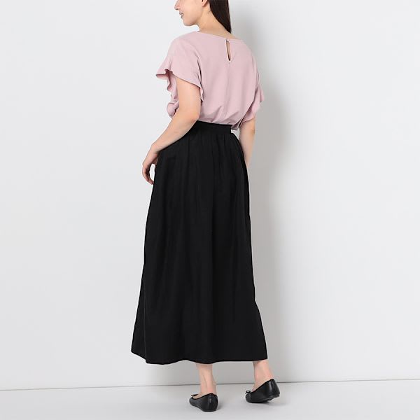 ラッフルスリーブブラウス